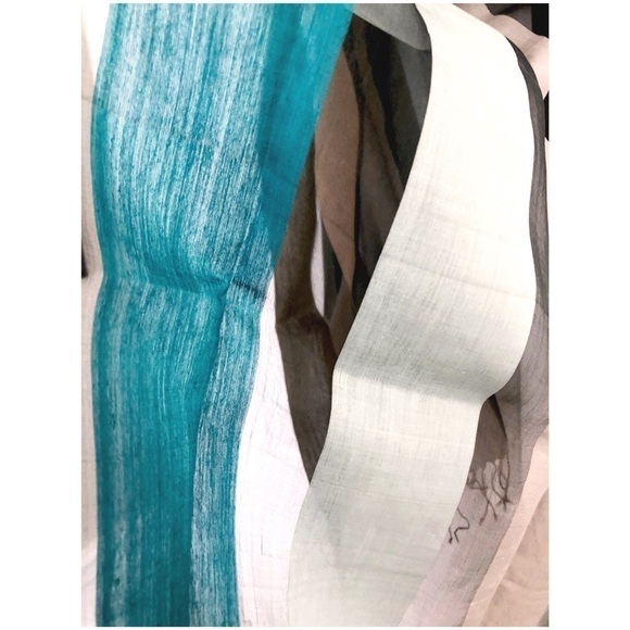 GUDRUN GRENZ SILK WRAP/SCARF, SILK SCARF - Picture 6 of 8